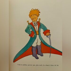 Le Petit Prince 1943 Vintage Hardcover Book Antoine De Saint-Exupery in French